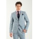 Κοστούμι Vittorio 100-25-ROMA Light Blue Σακάκι-Κοστούμι 