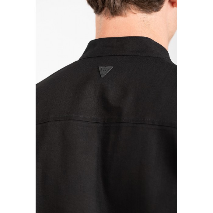 Πουκάμισο Overshirt Vittorio 300-25-MIRO Black Μακρυμάνικα Πουκάμισα