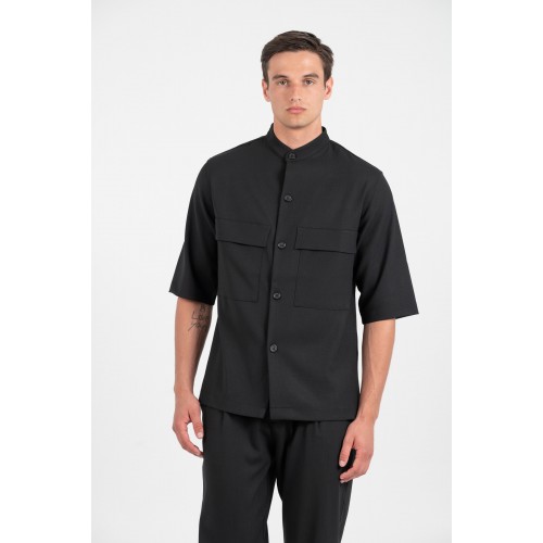 Πουκάμισο Overshirt Vittorio 300-25-BOSA Black Πουκάμισο Overshirt Vittorio 300-25-BOSA Black