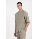Πουκάμισο Overshirt Vittorio 300-25-BOSA Olive Μακρυμάνικα Πουκάμισα