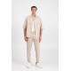 Πουκάμισο Overshirt Vittorio 300-25-BOSA Beige Μακρυμάνικα Πουκάμισα