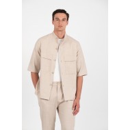 Πουκάμισο Overshirt Vittorio 300-25-BOSA Beige