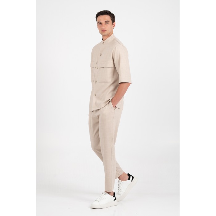 Παντελόνι Vittorio 500-25-BOSA Beige Παντελόνια