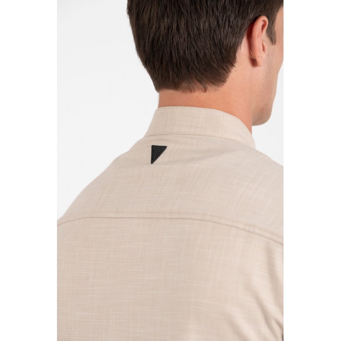 Πουκάμισο Overshirt Vittorio 300-25-BOSA Beige Μακρυμάνικα Πουκάμισα