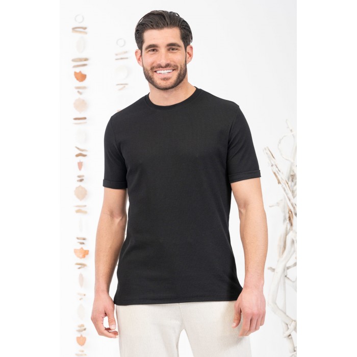 Μπλούζα Vittorio 200-25-023 Black T-Shirt