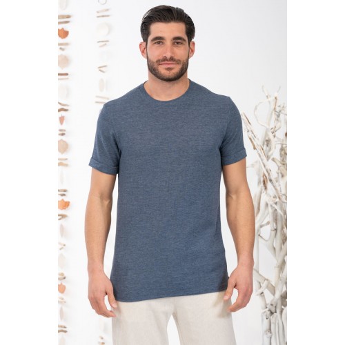 Μπλούζα Vittorio 200-25-023 Indigo