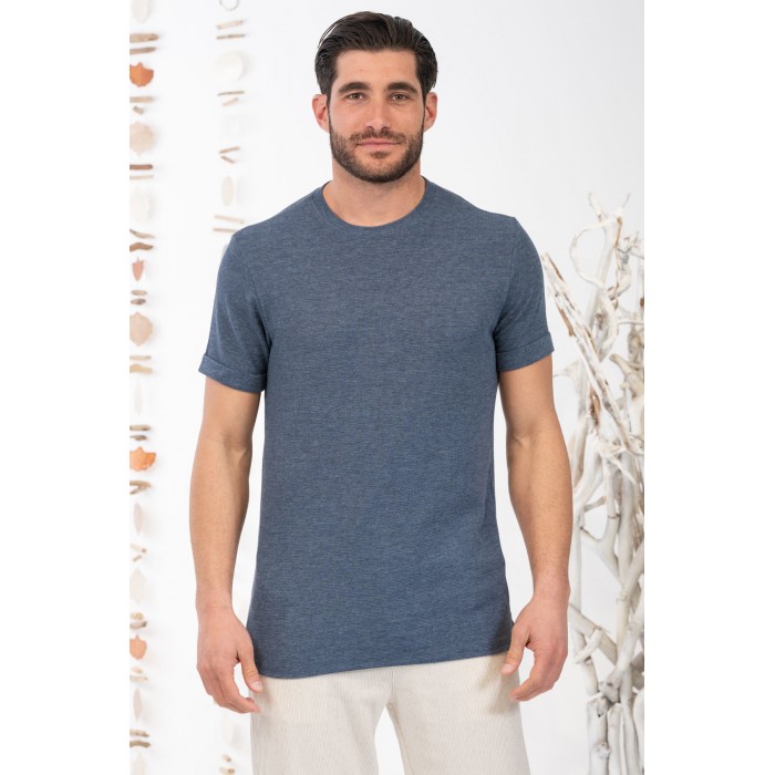 Μπλούζα Vittorio 200-25-023 Indigo T-Shirt