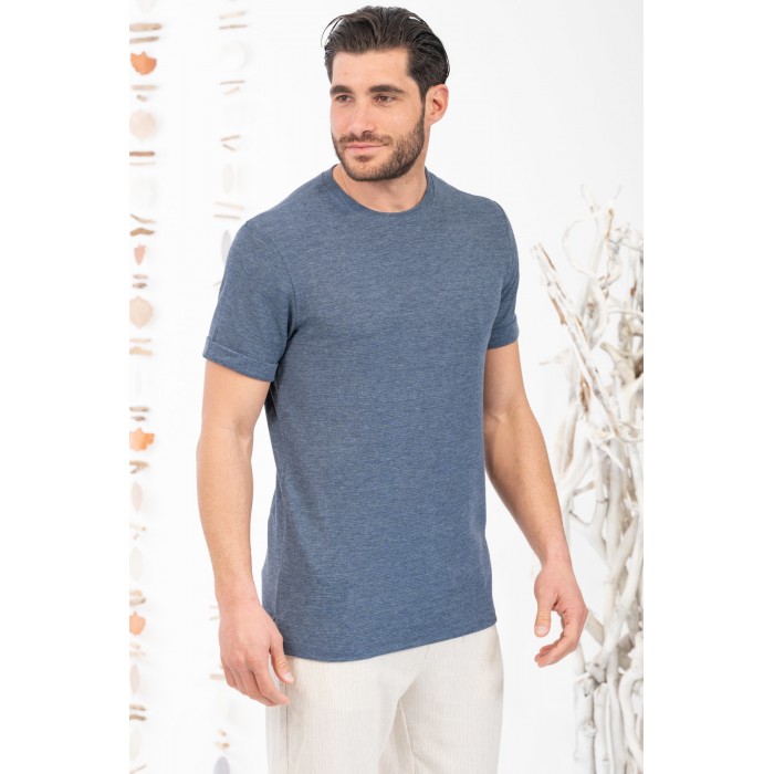 Μπλούζα Vittorio 200-25-023 Indigo T-Shirt