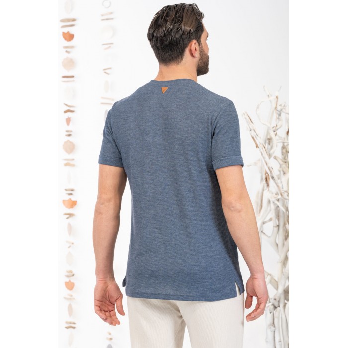 Μπλούζα Vittorio 200-25-023 Indigo T-Shirt