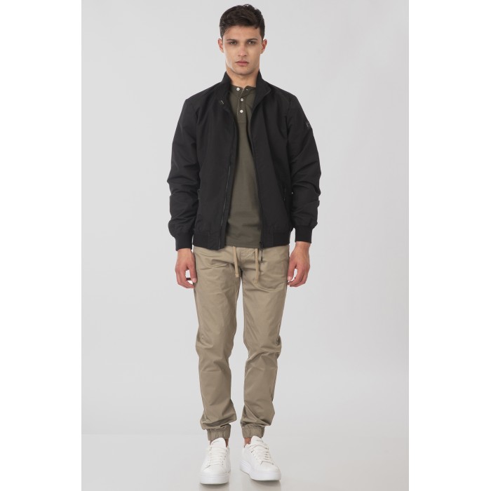 Μπουφάν Rebase 251-RJK-2031 Black Mπουφάν