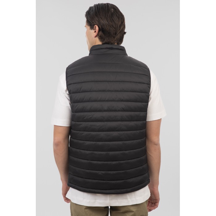Γιλέκο Rebase 251-RSJK-2033 Black Mπουφάν