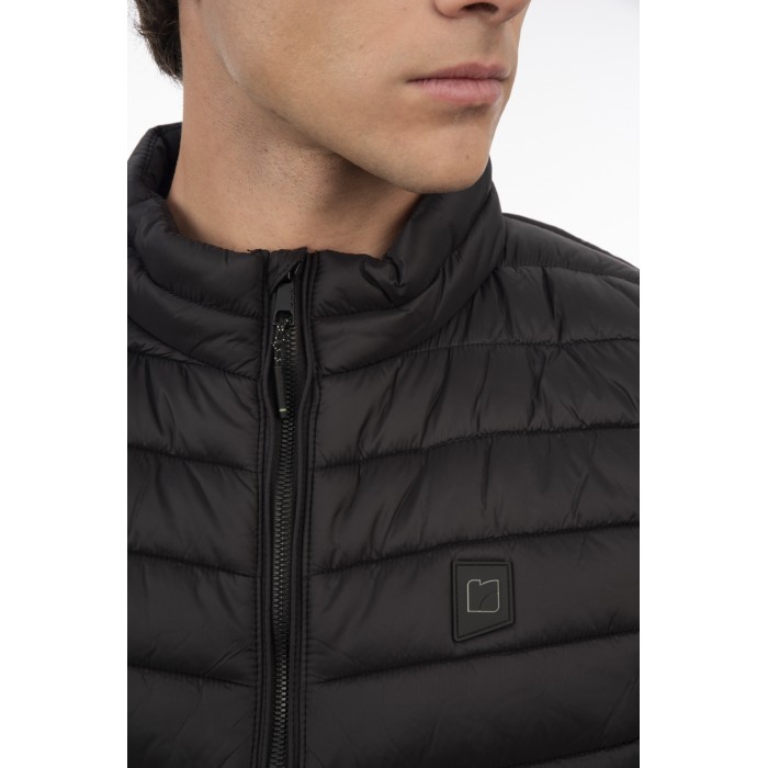 Γιλέκο Rebase 251-RSJK-2033 Black Mπουφάν