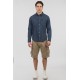 Πουκάμισο Jean Rebase 251RGS-5067 Middle Denim Blue Πουκάμισα