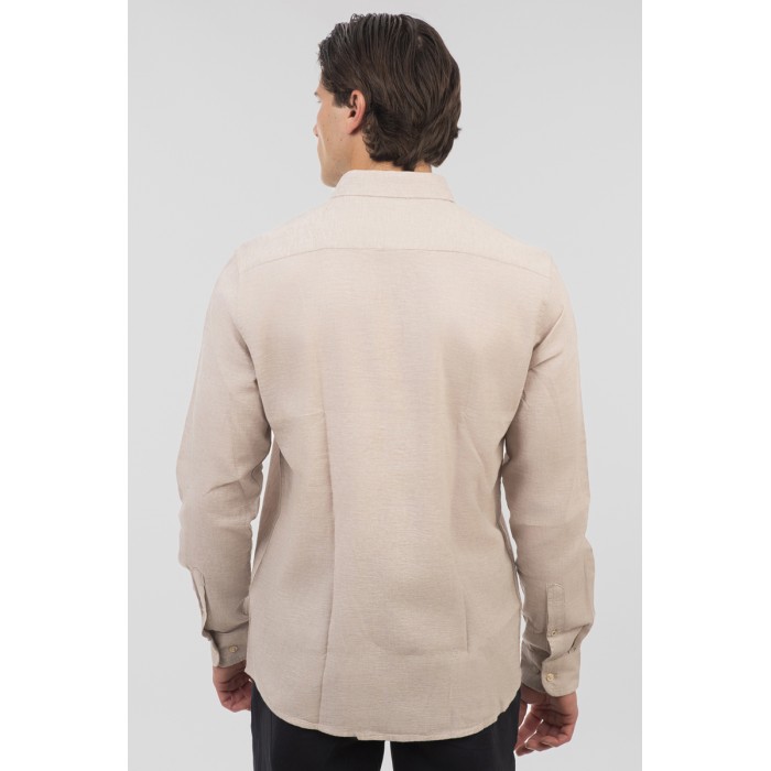 Πουκάμισο Rebase 251.RGS-5056B ΅Beige Πουκάμισα