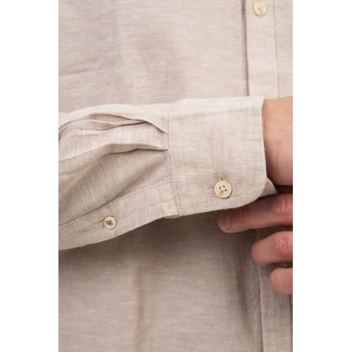 Πουκάμισο Rebase 251.RGS-5056B ΅Beige