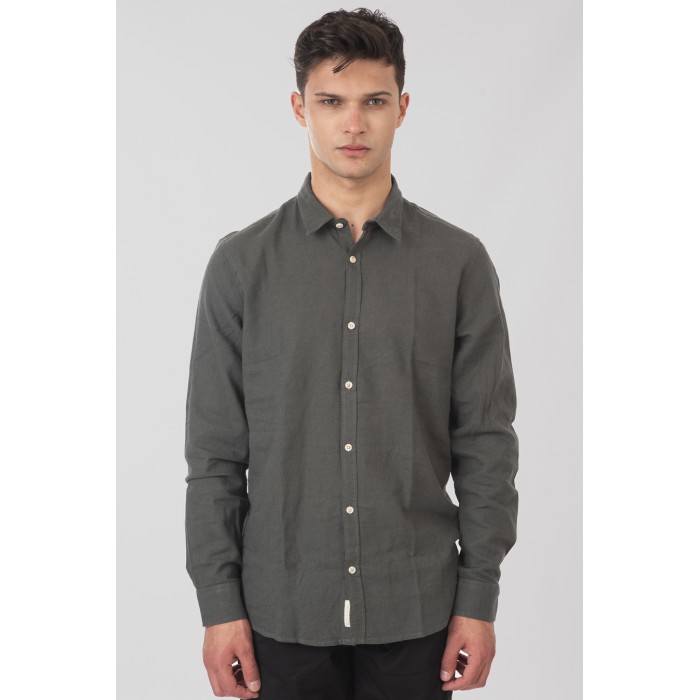 Πουκάμισο Rebase 251.RGS-5056 ΅Midnight Moss Πουκάμισα