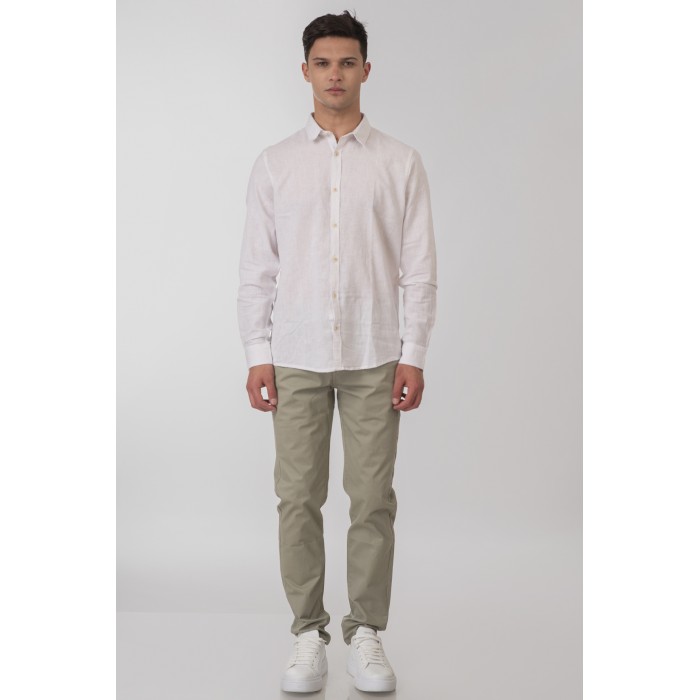 Πουκάμισο Rebase 251.RGS-5056 ΅White Πουκάμισα