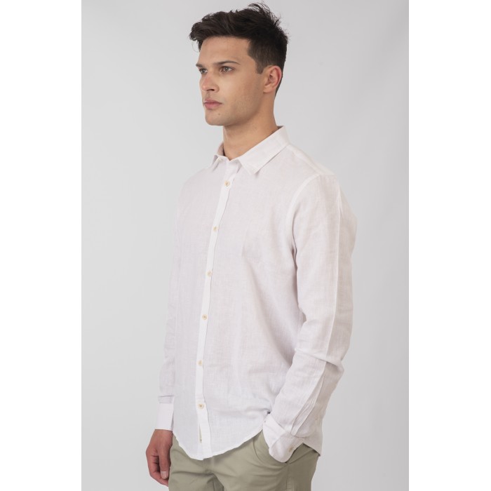 Πουκάμισο Rebase 251.RGS-5056 ΅White Πουκάμισα