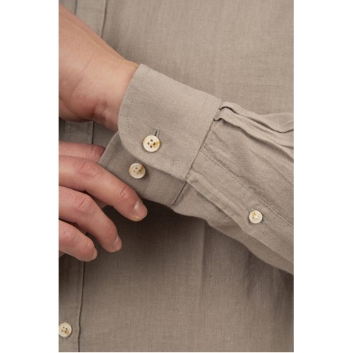 Πουκάμισο Μάο Rebase 251.RGS-5057 Stone Πουκάμισο Μάο Rebase 251.RGS-5057 Stone