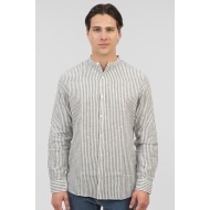 Πουκάμισο Μάο Ρίγα  Rebase 251.RGS-5063 Olive