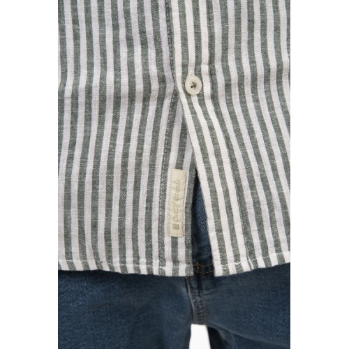 Πουκάμισο Μάο Rebase 261.RGS-5069 Mint-White 