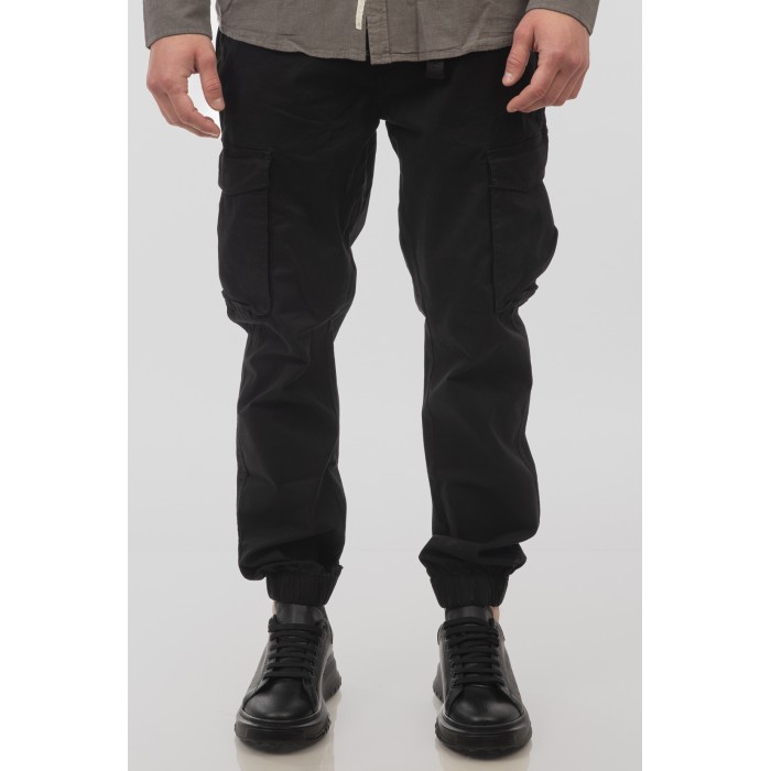 Παντελόνι Cargo Jogger Rebase 251RCCP-4025 Black Cargo Pants