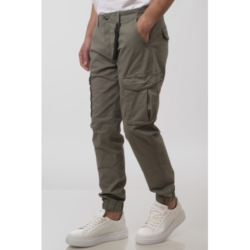 Παντελόνι Cargo Jogger Rebase 251RCCP-4025 Light Olive Παντελόνι Cargo Jogger Rebase 251RCCP-4025 Light Olive
