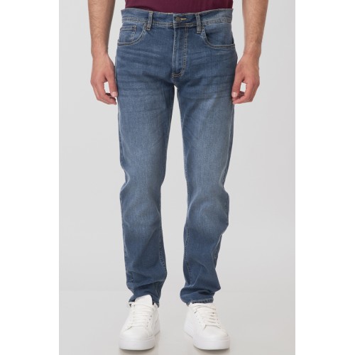 Παντελόνι Jean Rebase 251RJP-4036 Middle Blue Denim Παντελόνι Jean Rebase 251RJP-4036 Middle Blue Denim
