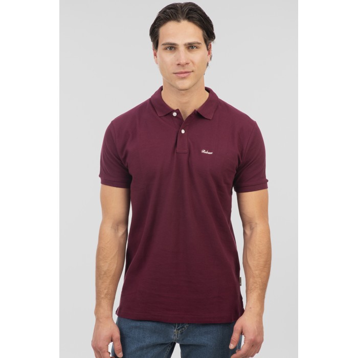 Πόλο Rebase 251RPS-3032 Dark Rasberry Polo