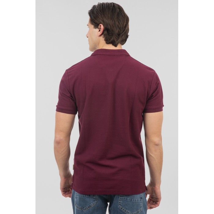 Πόλο Rebase 251RPS-3032 Dark Rasberry Polo