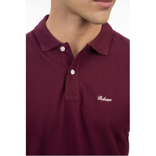 Πόλο Rebase 251RPS-3032 Dark Rasberry