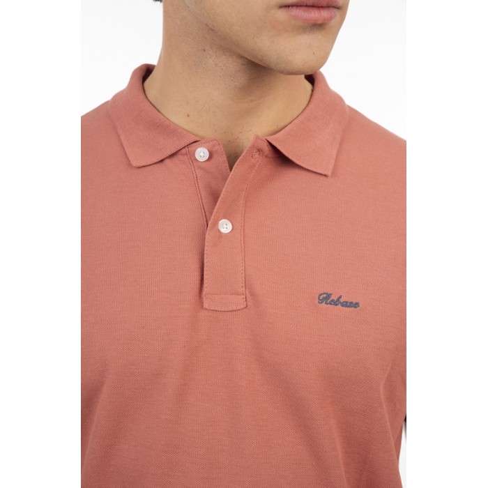 Πόλο Rebase 251RPS-3032 Dark Pink Polo