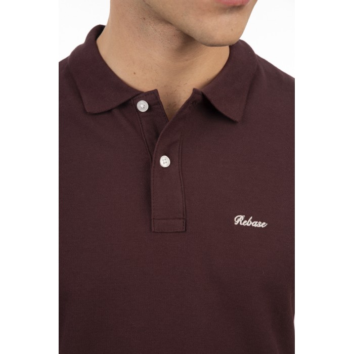 Πόλο Rebase 251RPS-3032 Aubergine Polo
