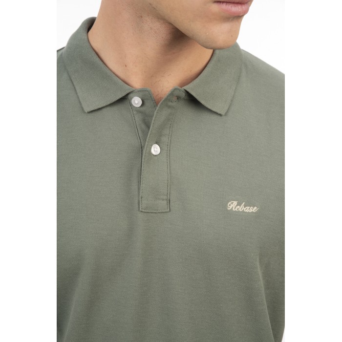 Πόλο Rebase 251RPS-3032 Agave Green Polo