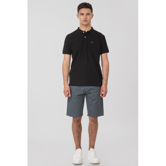 Πόλο Rebase 251RPS-3032 Black Polo