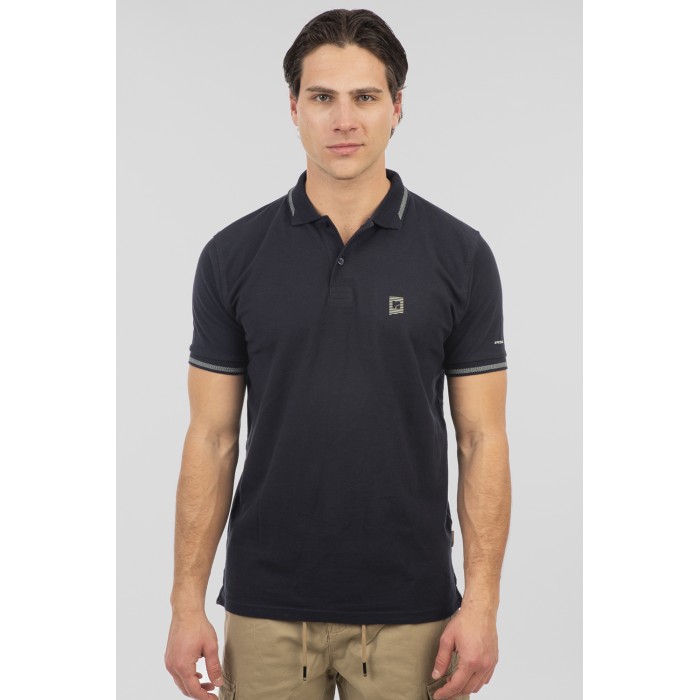 Πόλο Rebase 251RPS-3037 Navy Polo