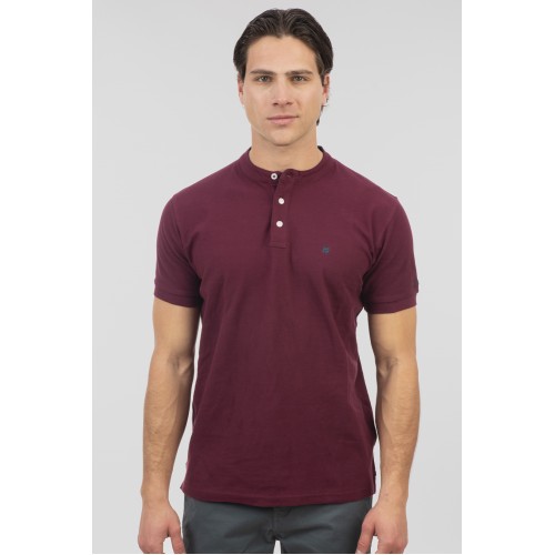 Μπλούζα Πικέ Μάο Rebase 251RPS-3041 Raspberry Μπλούζα Πικέ Μάο Rebase 251RPS-3041 Raspberry