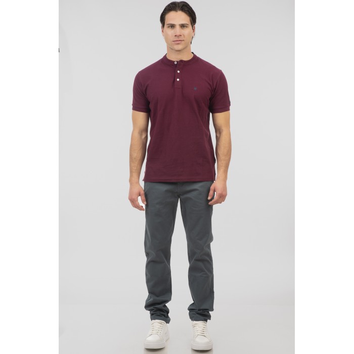 Μπλούζα Πικέ Μάο Rebase 251RPS-3041 Raspberry Polo