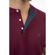 Μπλούζα Πικέ Μάο Rebase 251RPS-3041 Raspberry