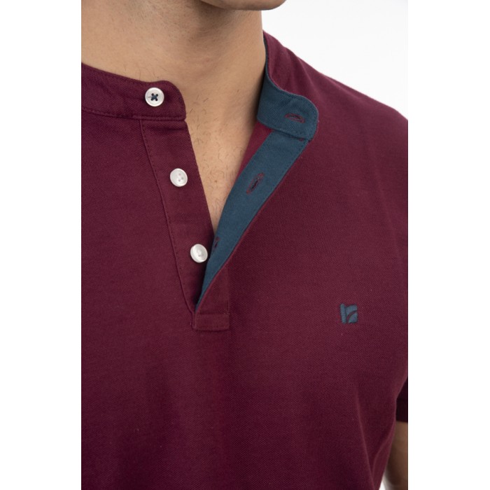 Μπλούζα Πικέ Μάο Rebase 251RPS-3041 Raspberry Polo