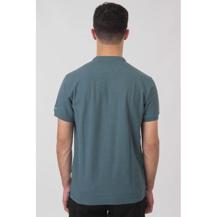 Μπλούζα Πικέ Μάο Rebase 251RPS-3041 Deep Teal Polo