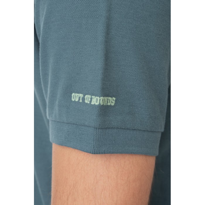 Μπλούζα Πικέ Μάο Rebase 251RPS-3041 Deep Teal Polo