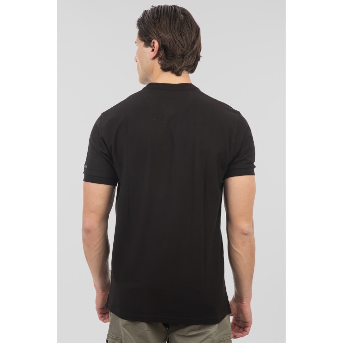 Μπλούζα Πικέ Μάο Rebase 251RPS-3041 Black Polo