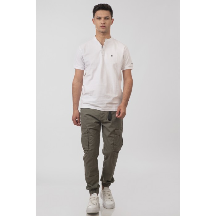 Μπλούζα Πικέ Μάο Rebase 251RPS-3041 White Polo