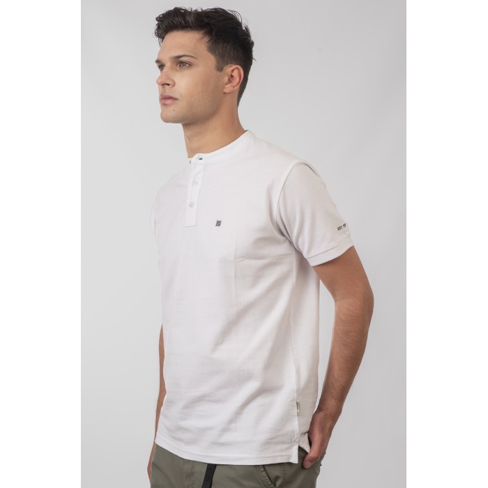Μπλούζα Πικέ Μάο Rebase 251RPS-3041 White Polo