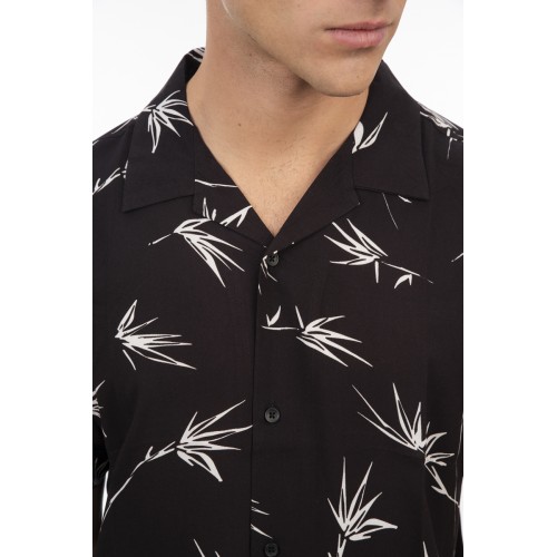 Πουκάμισο Rebase 251-RGS-5043 Black Πουκάμισο Rebase 251-RGS-5043 Black