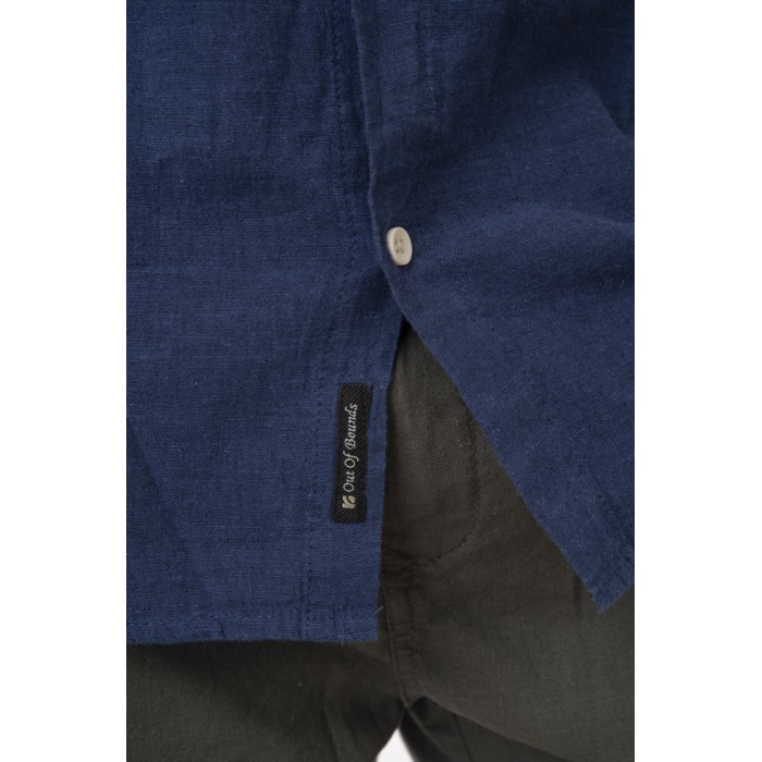 Πουκάμισο Μάο Rebase 251-RGS-5054B Indigo  Πουκάμισα