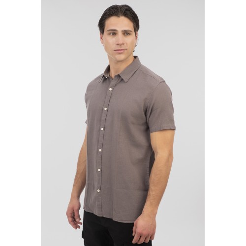 Πουκάμισο Rebase 251-RGS-5061B Fog Grey