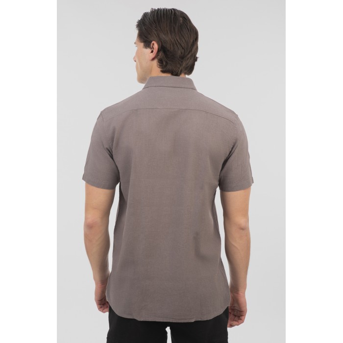 Πουκάμισο Rebase 251-RGS-5061B Fog Grey Πουκάμισα