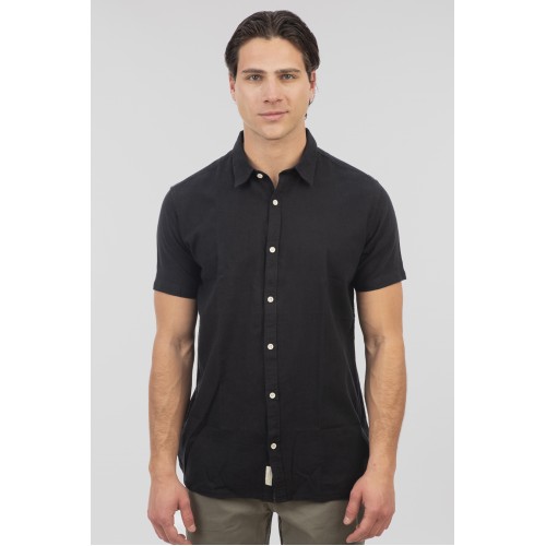 Πουκάμισο Rebase 251-RGS-5061 Black Πουκάμισο Rebase 251-RGS-5061 Black